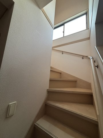 2階へどうぞ～