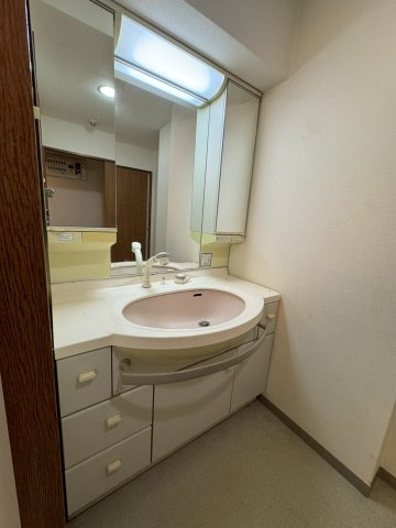 【シンフォニアみなみが丘C棟の独立洗面台】