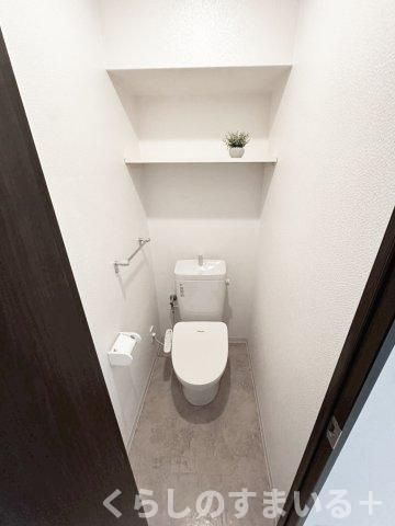 清潔感のあるトイレです