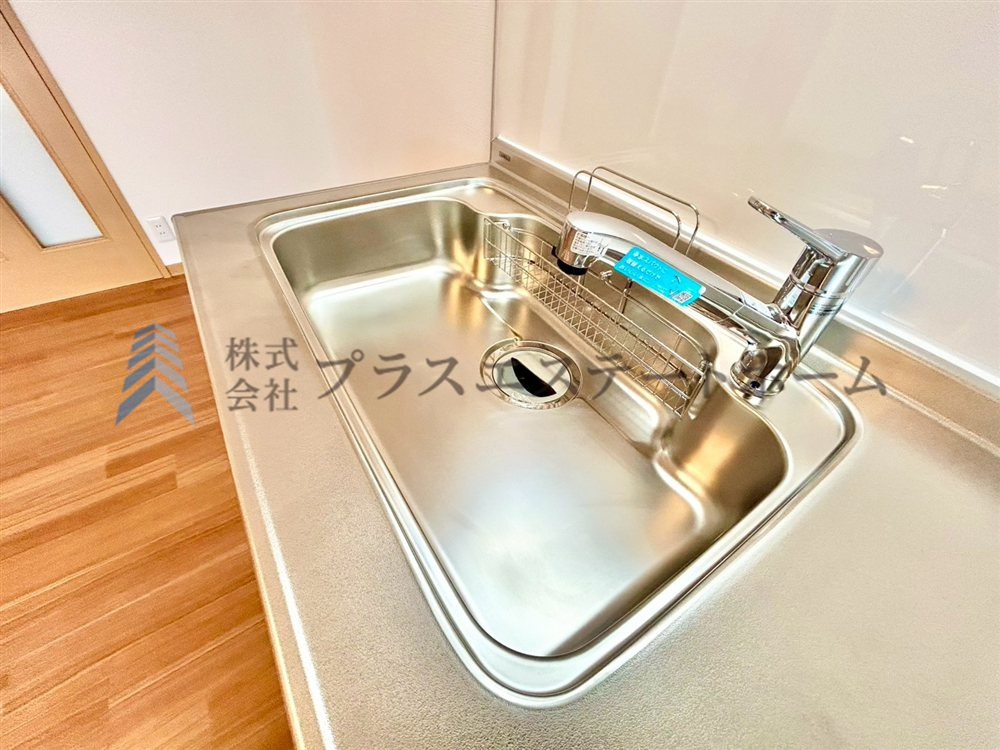 大きなシンクで使い勝手◎♪