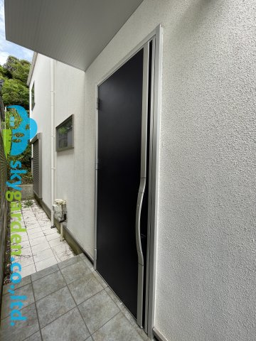 明るい玄関です