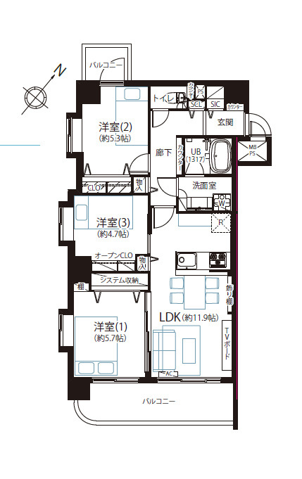 間取り：313004492609