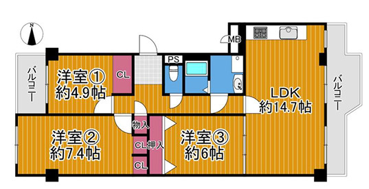 間取り：328000679467