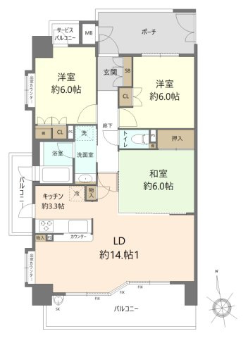 間取り：323000496691