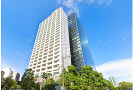 ル・サンク大崎ウィズタワーの外観