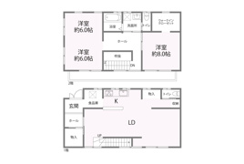 仙台市営南北線「泉中央」中古戸建の間取り