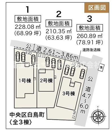 3号棟の区画図です