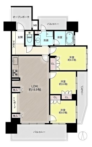 間取り：323000481491