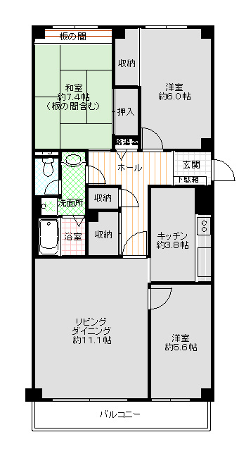 間取り：311002385894