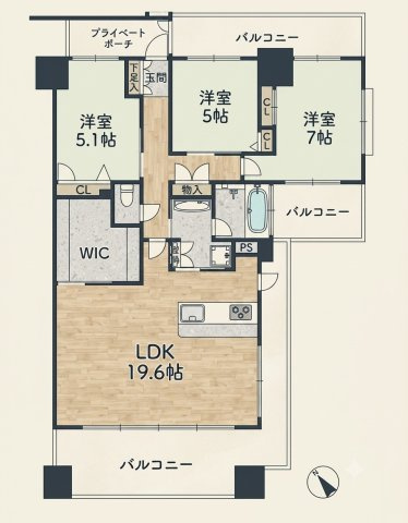 間取り：346000045394
