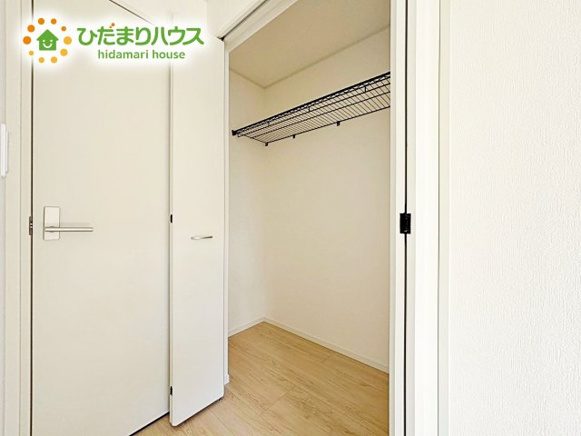クローゼットタイプの収納は荷物がどこにあるかすぐに見つかります！