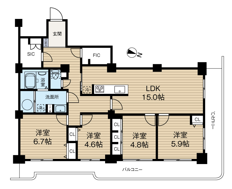 間取り：328000623068