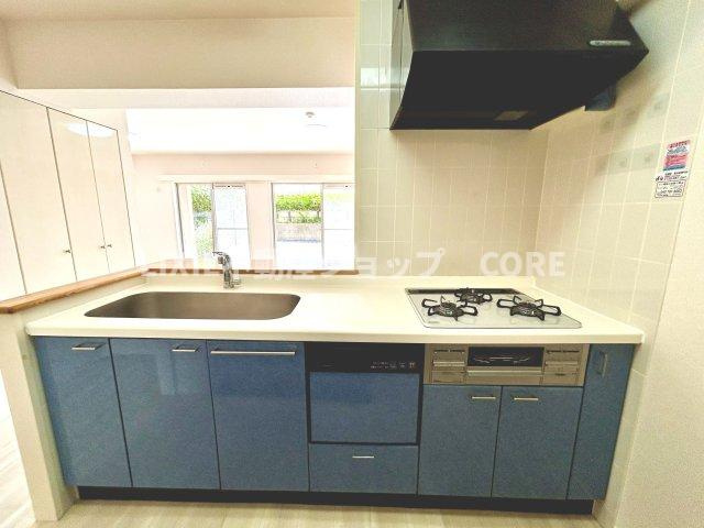沢山の調理器具や調味料が収納でき、大きな流しもついてます　毎日のお料理が楽しみです。