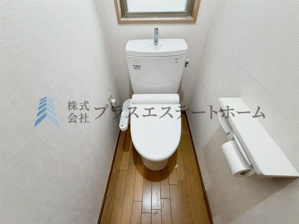温水洗浄便座付きで、通年快適に利用できます♪