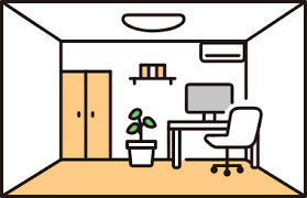 洋室は二部屋ございます！