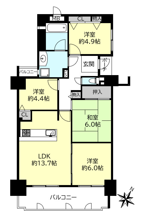 間取り：328000655532