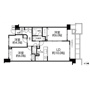 ペットと住まうリノベの 三ツ沢パーク・ホームズ参番館 の間取り