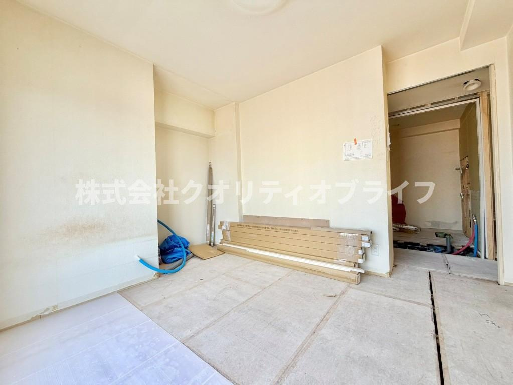 4.5帖の洋室ができます、現在リノベーション工事中（2026.05.19撮影）