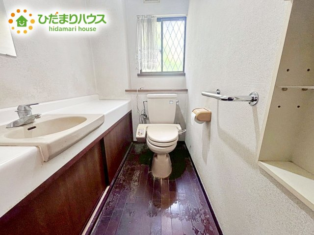節水できるトイレで、少ないお水でもしっかりと洗浄してくれます！