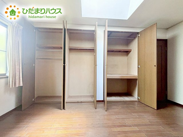 しっかりとした容量のスペースを確保しているので、お部屋は美しい空間を保てますね♪