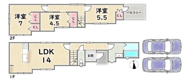 間取り：326000237472