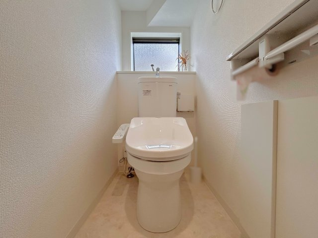 無駄がなく手入れがしやすいトイレ