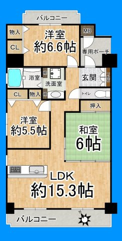 間取り：327002332097