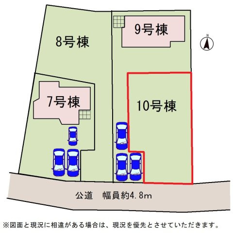 【区画図】◇並列駐車3台可能♪並列駐車により、お車の出し入れもスムーズに行えます！朝や夜の入れ替え作業がないのは時間の節約に繋がります♪