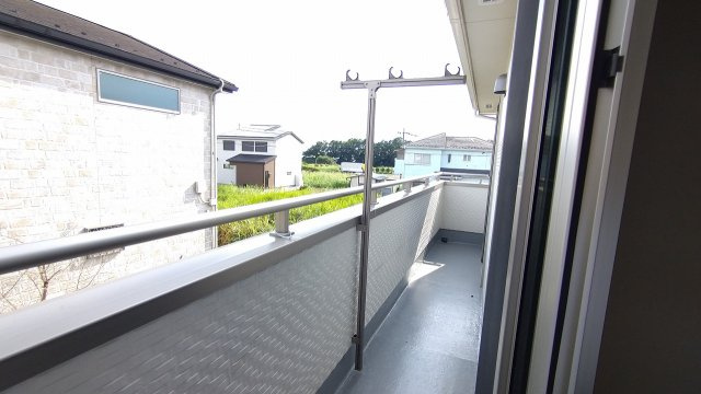 南東向きバルコニーです