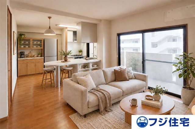※バーチャルステージング画像（AI合成）です。合成された家具等は販売価格に含まれません。
