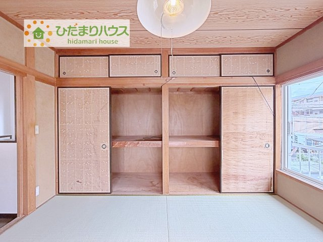 和室にも大容量の収納完備！　お布団やお子様のおもちゃなどがスッキリ収納できますね(^^♪