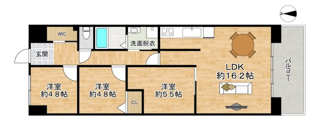 間取り：333000054398