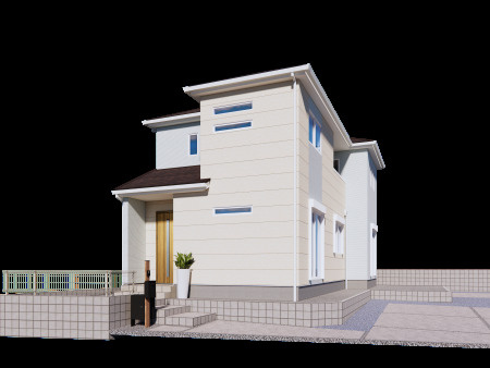 【太田町　11号棟　建物外観イメージパース】