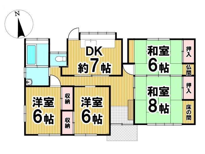 ※間取図と現況が異なる場合には、現況を優先いたします。