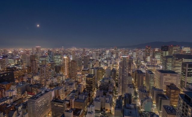 【物件からの眺望】高層階なので建物にも邪魔されることなく、きらびやかな夜景を毎日お楽しみいただけます！