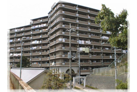 アンビエント金剛東ガーデンコートの外観