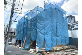 品川区上大崎　新築戸建A号棟の外観