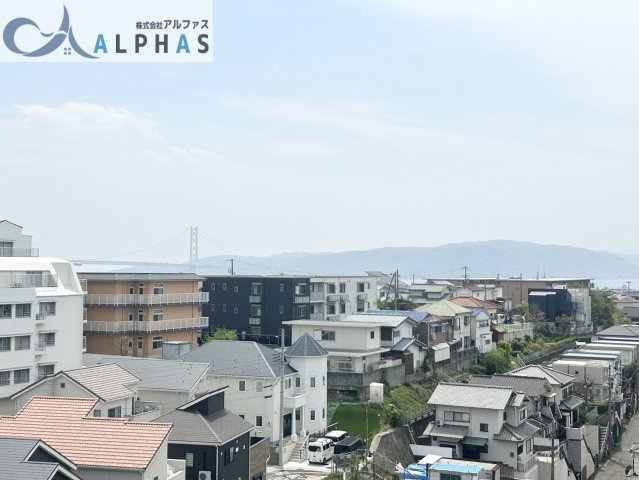 現地からの眺望！明石海峡大橋が見え開放感があります♪