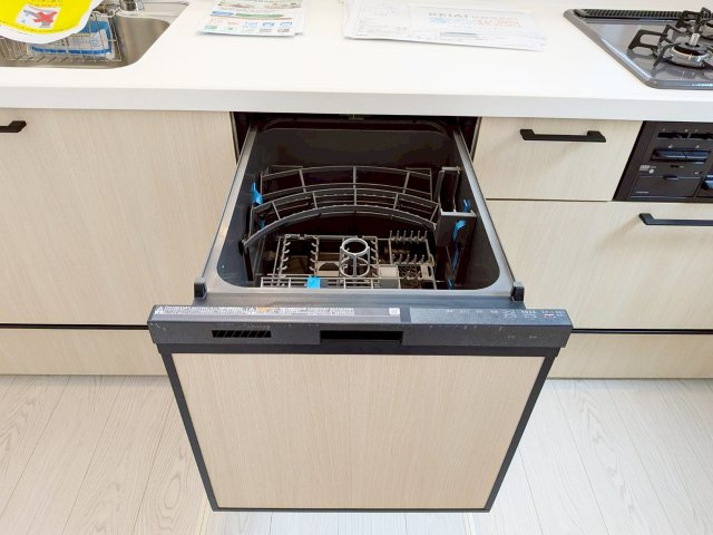 ビルトイン食洗器。忙しい日々の家事を軽減できます（施工例）