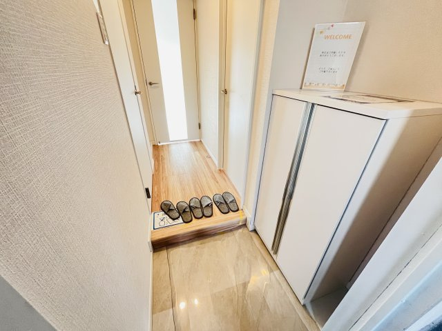 大容量のシューズボックス付き玄関