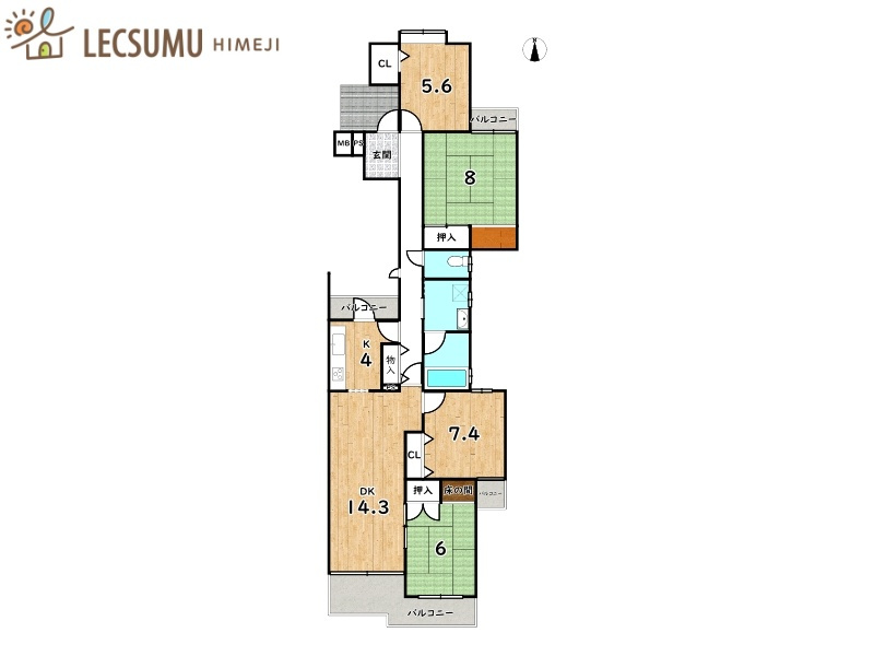 間取り：328000607759