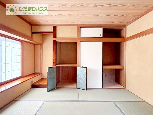 和室にも大容量のクローゼット完備！　お布団やお子様のおもちゃなどがスッキリ収納できますね(^^♪
