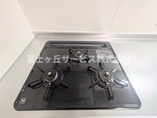 3口コンロです