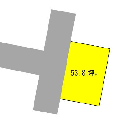 土地面積177.13？（53.58坪）になります。