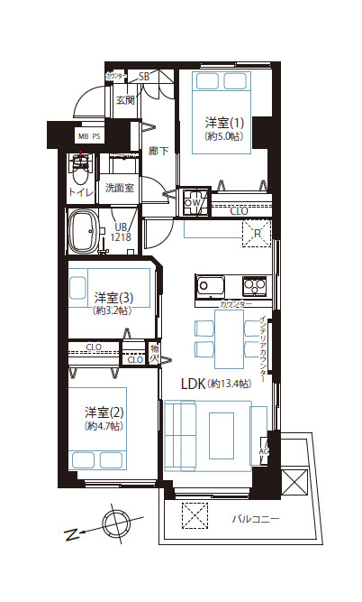 間取り：313004364063