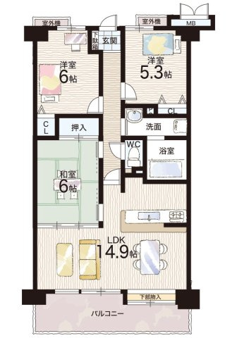 間取り：328000652946
