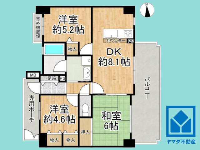 間取り：326000273698