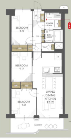 間取り：313004627544