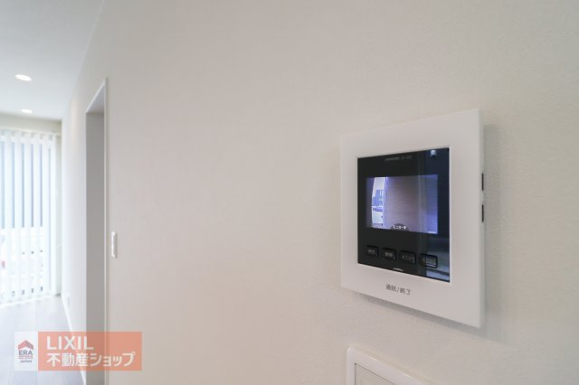 【TVインターホン】現地完成写真。カラーTVインターホン。