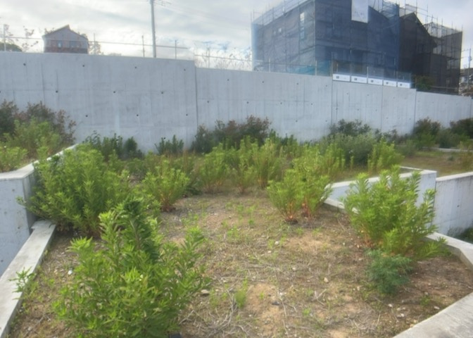 土地購入を検討されている場合、境界杭がない状態で購入してしまうと境界確定測量をする必要があり、費用がかかります。購入の前に、売主、隣土地所有者立ち合いのもと境界を確定し境界杭を設置するのがベストです。